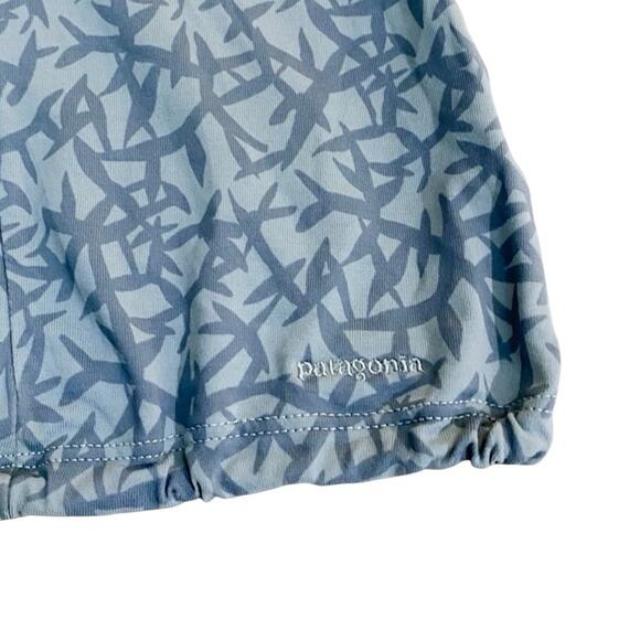 Patagonia Activewear Halter Top XS Blue Aqua Crisscross Drawstring Bottom - Picture 9 of 13